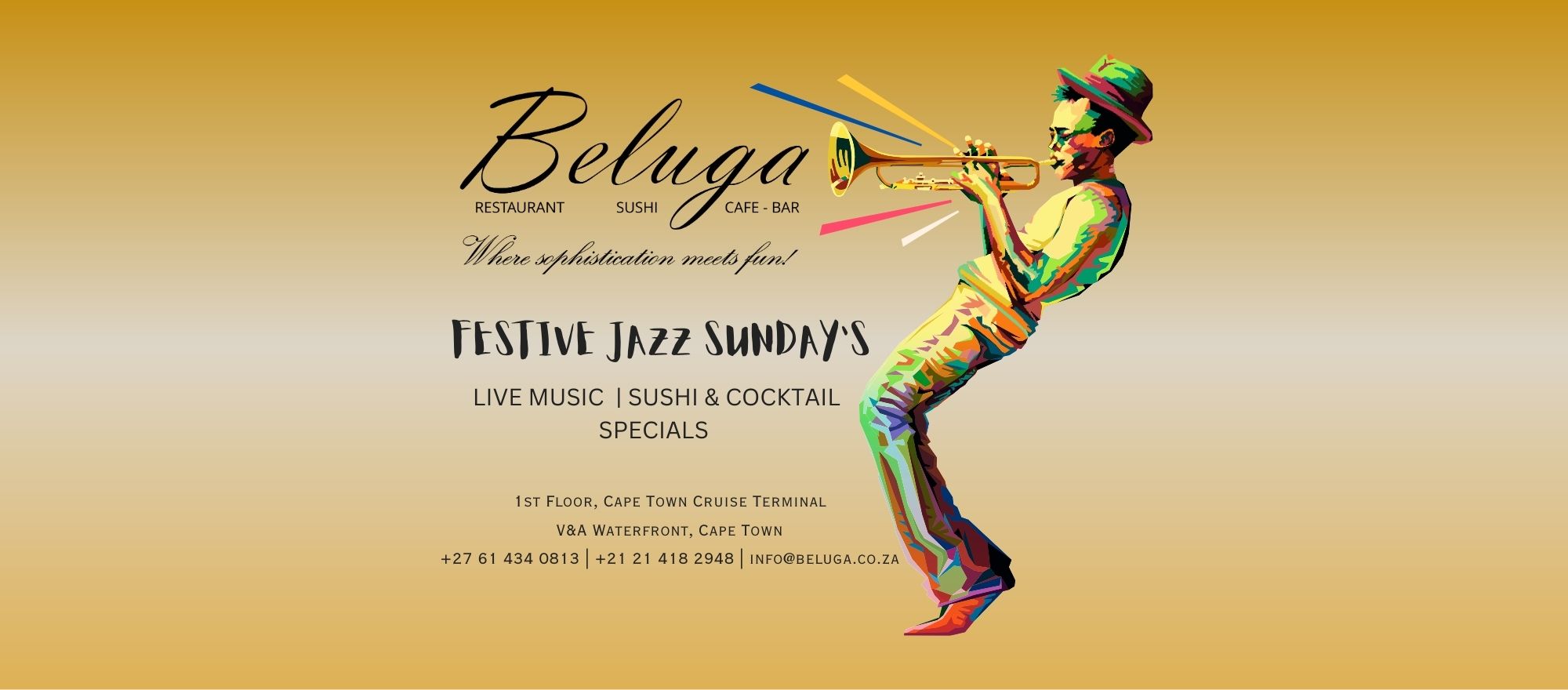 Beluga Jazz Sundays Banner Image