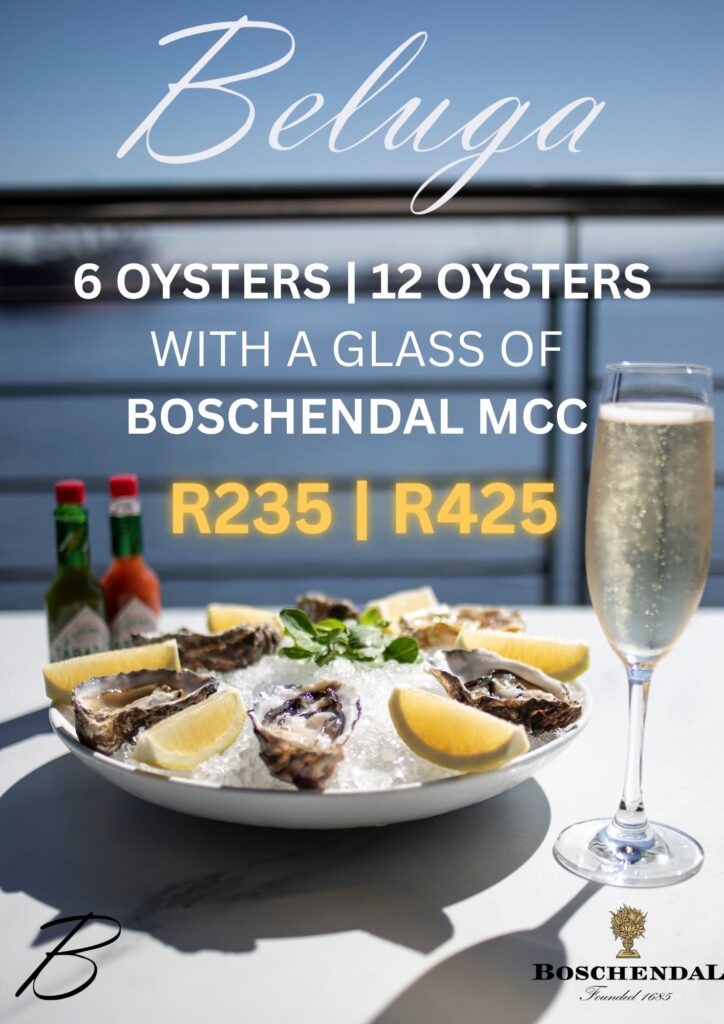 Oyster & Bubbly Special Beluga Restaurant Cape Town 2026