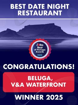 Beluga Restaurant winner of KFM Best Date Night Restaurant 2025